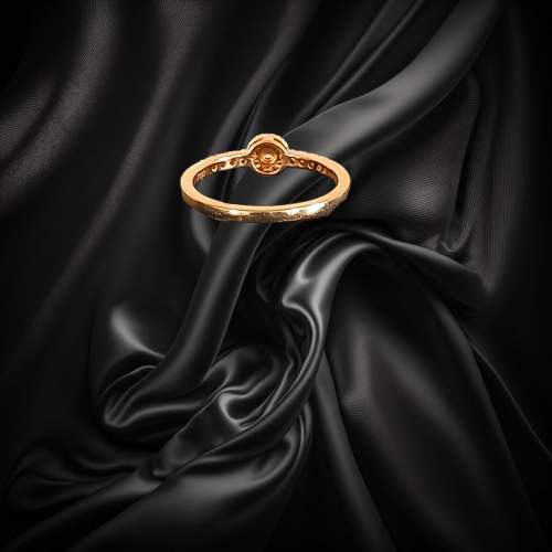 18ct Gold 0.25ct Diamond Ring. Birmingham 2023 image-3