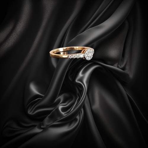 18ct Gold 0.25ct Diamond Ring. Birmingham 2023 image-4