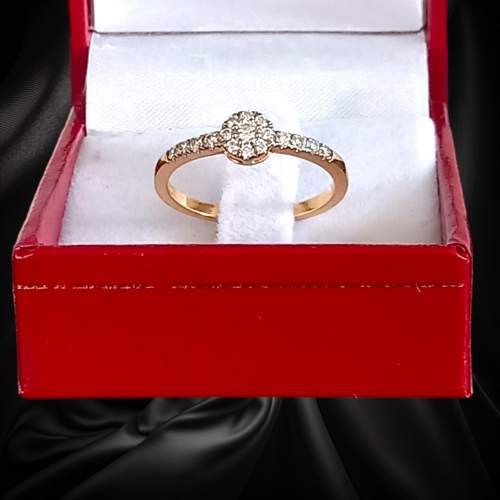 18ct Gold 0.25ct Diamond Ring. Birmingham 2023 image-5