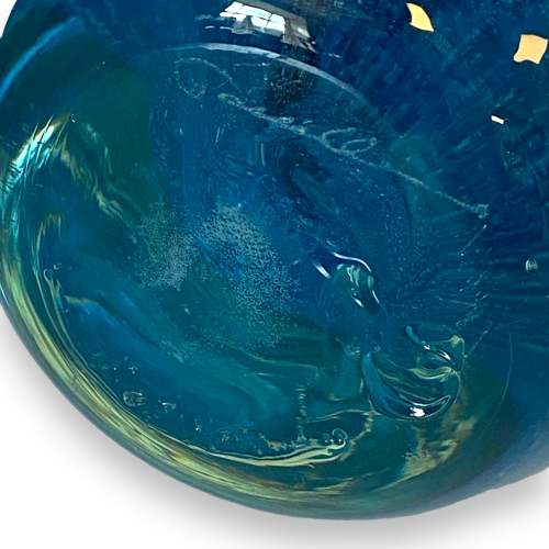 Bianco Blu Finnish Glass Vase image-5