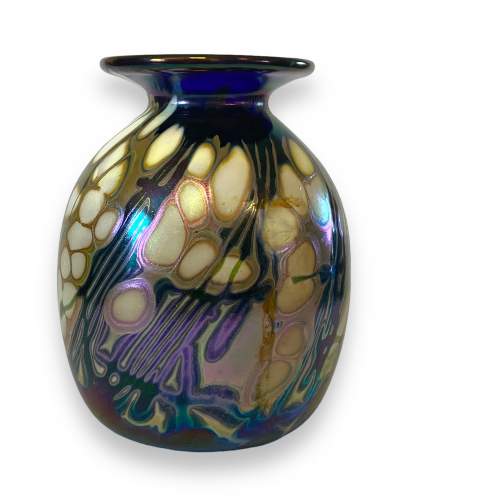 Rick Hunter American Signed Glass Vase image-1