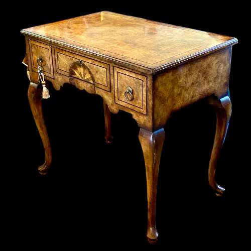 Theodore Alexander Burr Walnut Low Side Table image-1