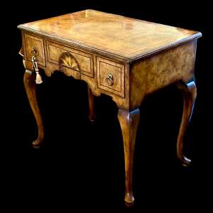 Theodore Alexander Burr Walnut Low Side Table