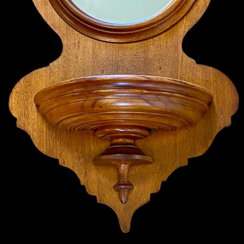 Mid Victorian Mahogany Bathroom Shaving Mirror image-4