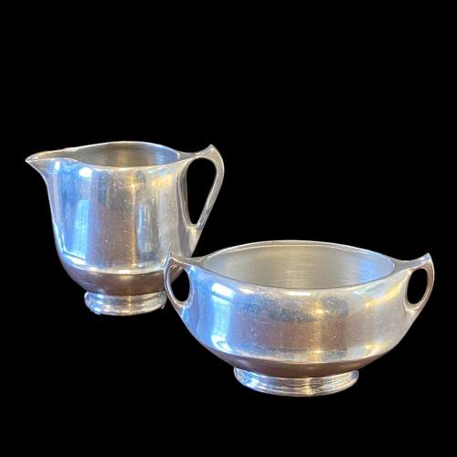 Piquot Ware Aluminium Teaset with Tray image-3