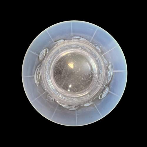 Art Deco 1930s Opalescent Glass Rose Vase image-5