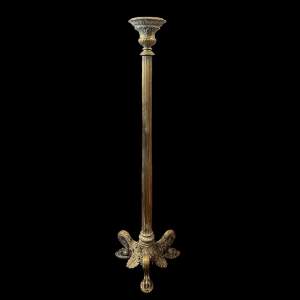 Decorative Brass Torchere