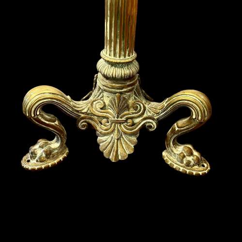 Decorative Brass Torchere image-4