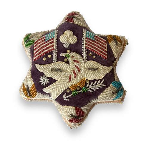 North American Bead Cushion - Iroquois Tribe image-1