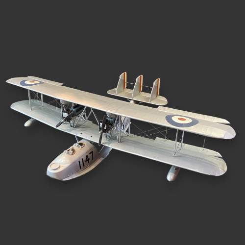 Large Supermarine Southampton Model Aeroplane image-1