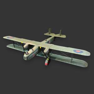 Large Handley Page Heyford Model Aeroplane