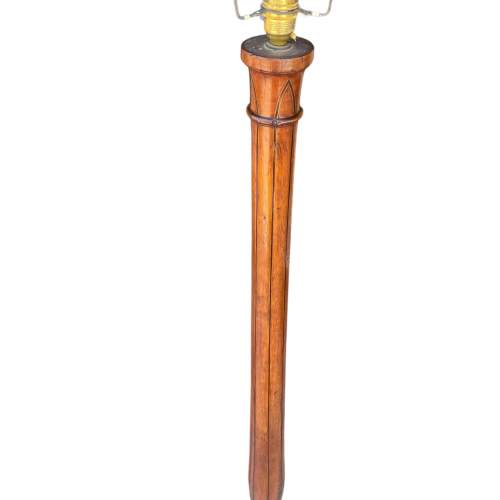 A Pair of Mahogany Standard Lamps image-4