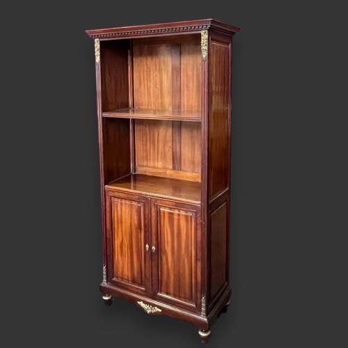 19th Century Mahogany Open Bookcase image-3