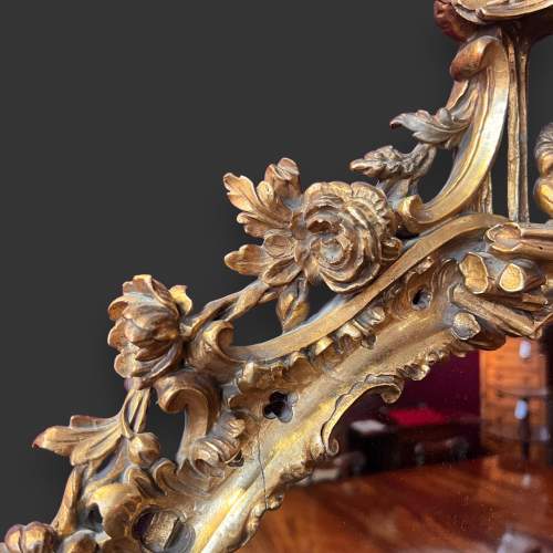 19th Century Ornate Giltwood Framed Mirror image-6