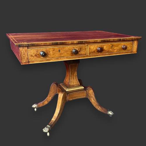 Regency Period Pedestal Centre Table image-1