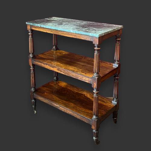 William IV Rosewood Three-Tier Dumb Waiter image-1