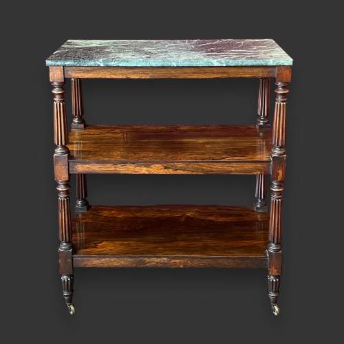 William IV Rosewood Three-Tier Dumb Waiter image-2