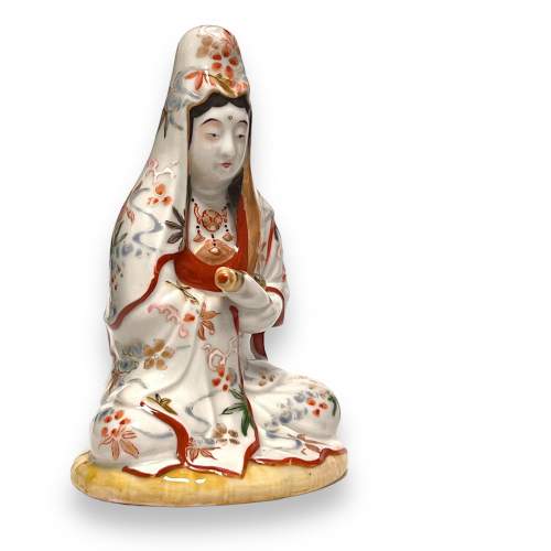 Japanese Arita Porcelain Figure of Gwannon image-1