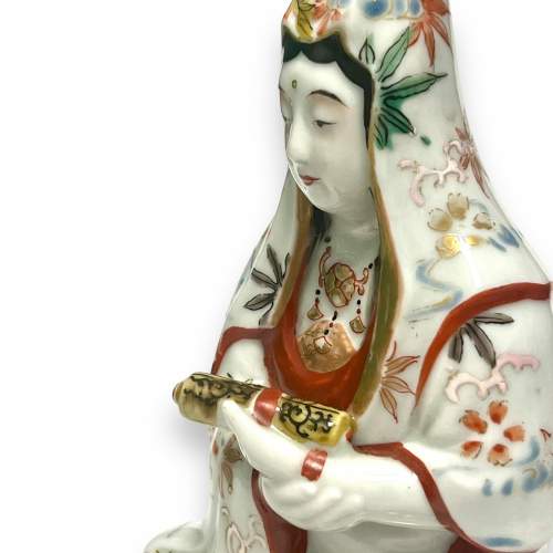 Japanese Arita Porcelain Figure of Gwannon image-3