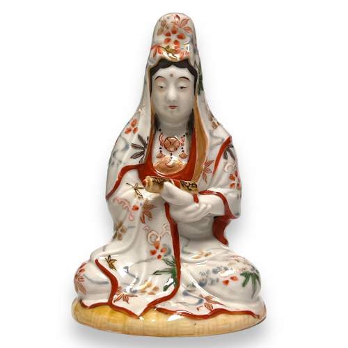 Japanese Arita Porcelain Figure of Gwannon image-4