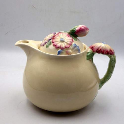 Clarice Cliff 1930s Art Deco Rare Marguerite Teapot image-1