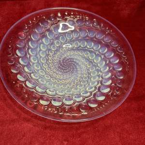 Rene Lalique Volutes Pattern Opalescent Glass Bowl circa 1934