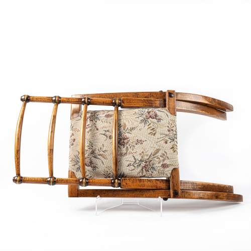 An Antique Edwardian Period Folding Campaign Chair image-6