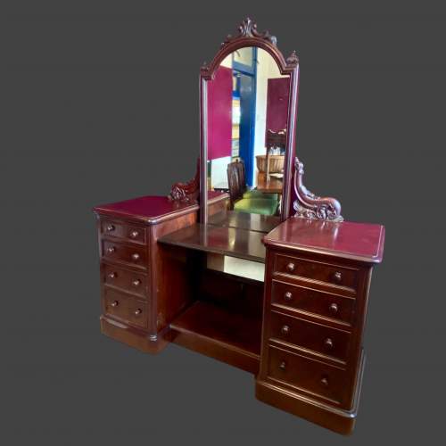 Victorian Mahogany Dressing Table image-1