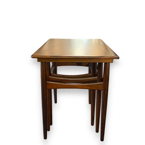 Poul Hundevad Danish Rosewood Nest of Tables image-3