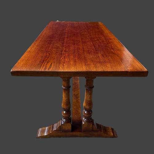 Oak Refectory Dining Table image-2