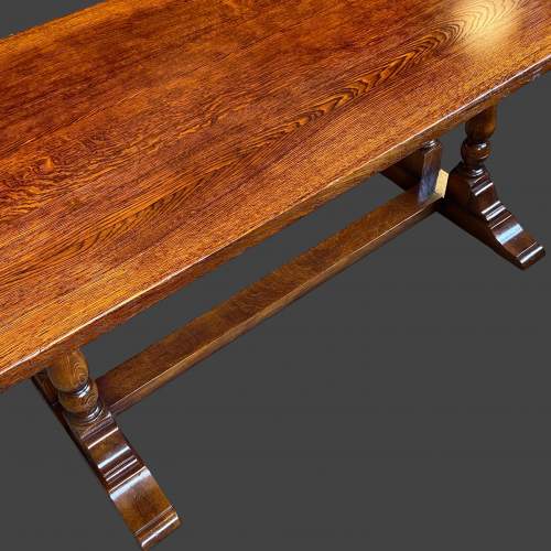 Oak Refectory Dining Table image-5