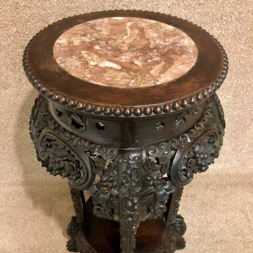 19th Century Oriental Hardwood Stand image-6