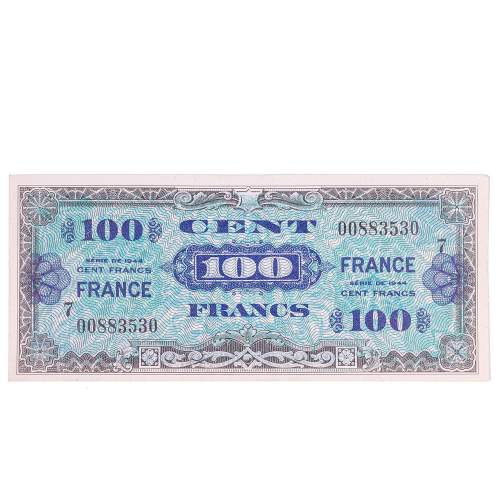 Four Vintage WW2 Allied Military Series French Franc Notes image-3