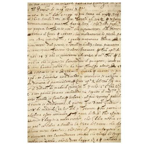 Antique Early 17th Century Italian Merchant Letter image-3