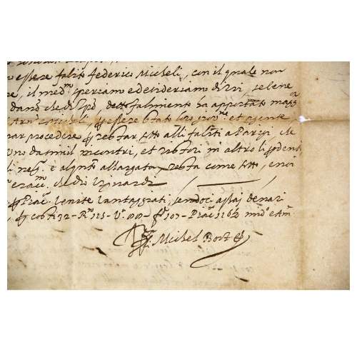 Antique Early 17th Century Italian Merchant Letter image-4