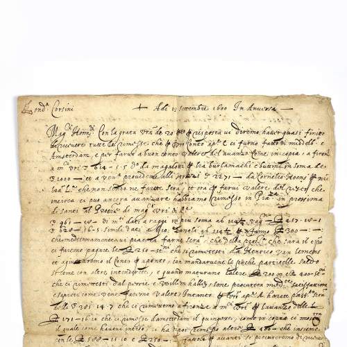 Antique Early 17th Century Italian Merchant Letter image-6