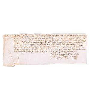 Antique 16th Century Handwritten Latin Document