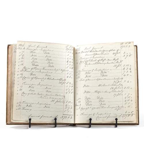 Rare 19th Century Handwritten Government Accounts Book image-2