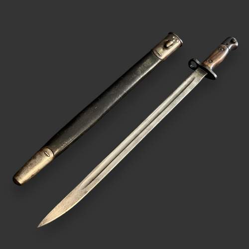 WWI British 1907 Pattern Bayonet and Scabbard image-1