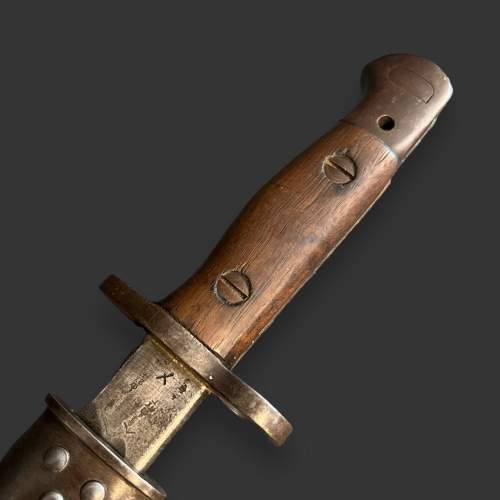 WWI British 1907 Pattern Bayonet and Scabbard image-5