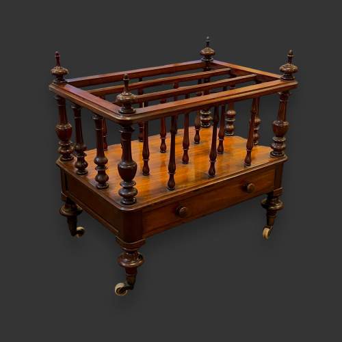 Large Victorian Mahogany Canterbury image-1