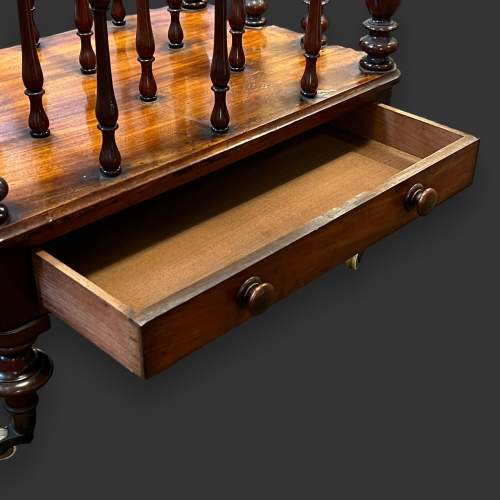 Large Victorian Mahogany Canterbury image-2