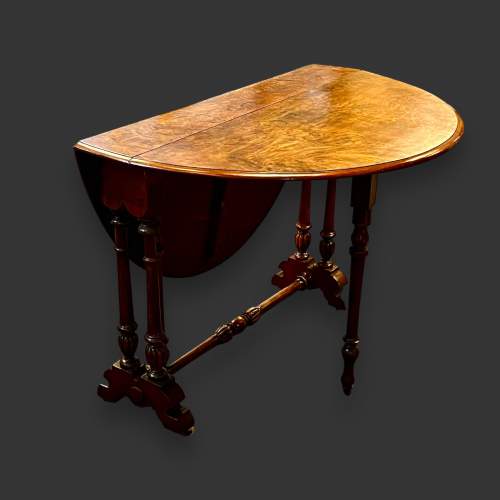 Victorian Burr Walnut Sutherland Table image-2