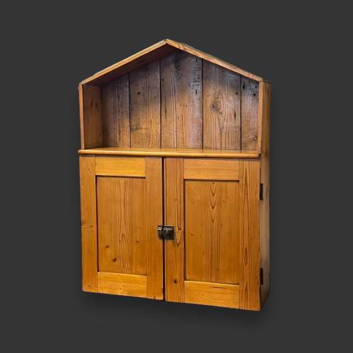 Victorian Pine Wall Cupboard image-1