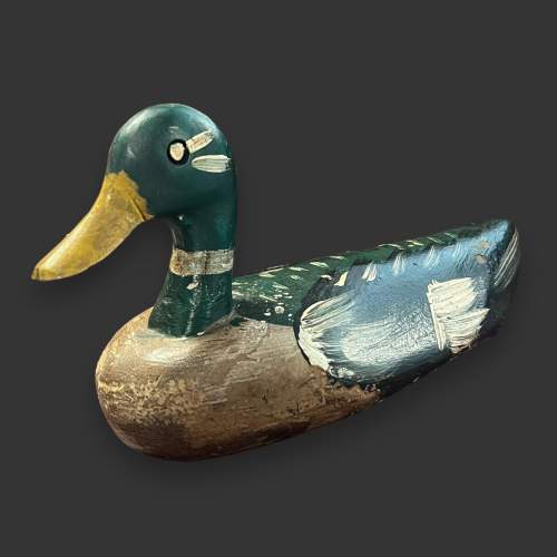 Vintage Hand Painted Decoy Duck image-1