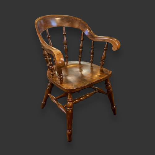 Victorian style Ash and Beech Windsor Chair image-1