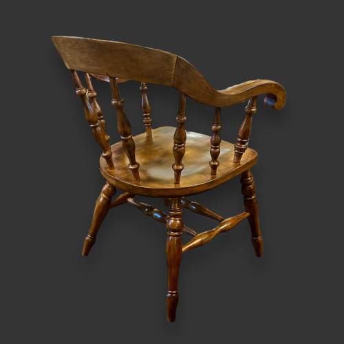 Victorian style Ash and Beech Windsor Chair image-2