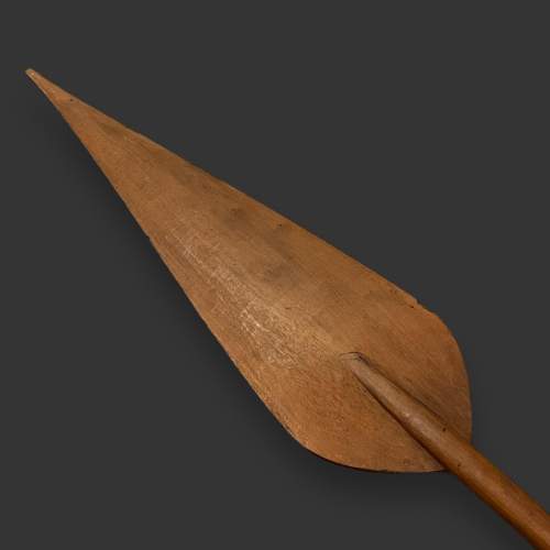 Pair of African Spear Shaped Paddles image-4