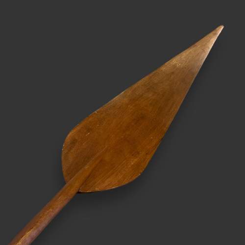 Pair of African Spear Shaped Paddles image-6