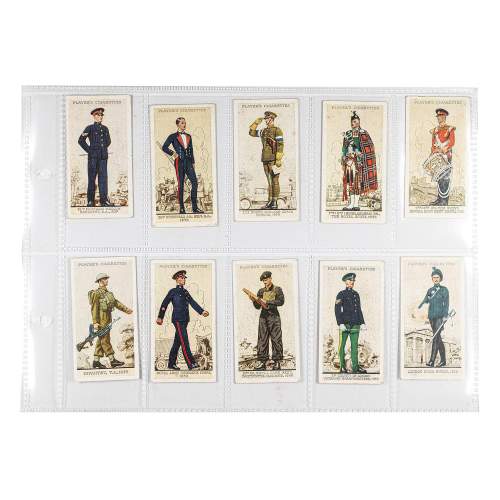 Set of 50 Territorial Uniforms Vintage Cigarette Cards image-5